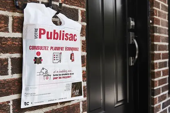 Le sac du Publisac sera entièrement fait de plastique recyclé